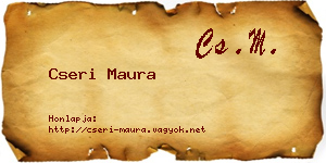 Cseri Maura névjegykártya